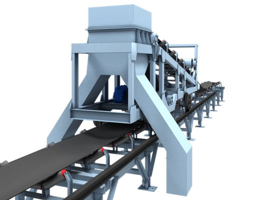 High Efficiency Belt Conveyor Accessories Traveling Tripper Vielseitiges Entladungssystem
